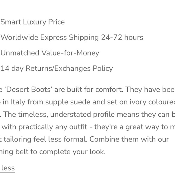 Aurelien- Desert Boot 2.0- like new! Worn once. Men's Blue Suede Chukka Boots - Picture 14 of 14